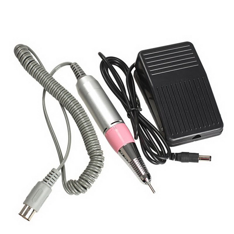 Pro Electric Nail Pen Nail Drill Polishing Machine Pink Gold Milling Cutters Manicure Pedicure Nail Accessories Grinding Heads