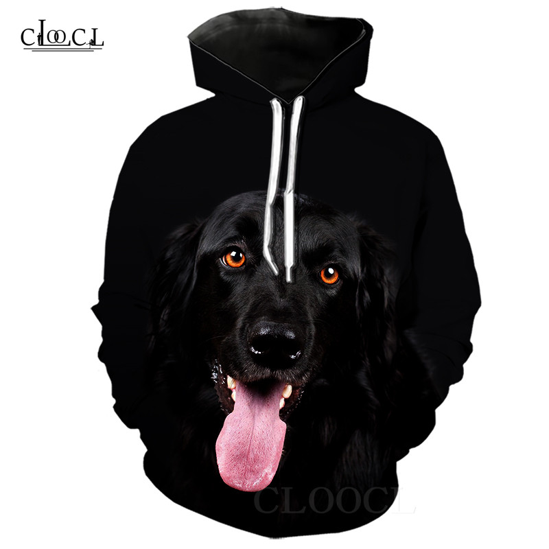 Hip Hop Mens Hoodies 3D Print Cute Puppy Long Sleeve Hooded Sweatshirts Cool Animal Dog Hoodie Fashion Streetwear Hoody Pullover