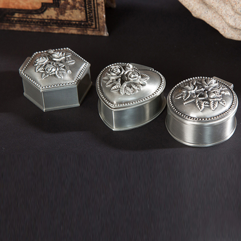 Vintage Antique Heart Shape Jewelry Box Hexagon Round Ring Case Classic Small Trinket Storage Organizer Chest Christmas Gift
Vintage Antique Heart Shape Jewelry Box Hexagon Round Ring Case Classic Small Trinket Storage Organizer Chest Christmas Gift