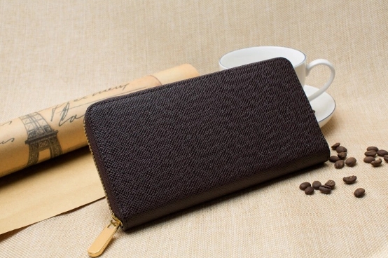 Free Shipping! Fashion designer clutch leather wallet with dust bag 60017 от DHgate WW