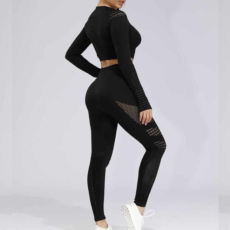 LANTECH 2 Pcs Sports Suits Set Women Yoga Sets Gym Fitness Athletic Pants Sportswear Leggings Shirt Seamless Sports Hollow Out, Black
LANTECH 2 Pcs Sports Suits Set Women Yoga Sets Gym Fitness Athletic Pants Sportswear Leggings Shirt Seamless Sports Hollow Out, Black