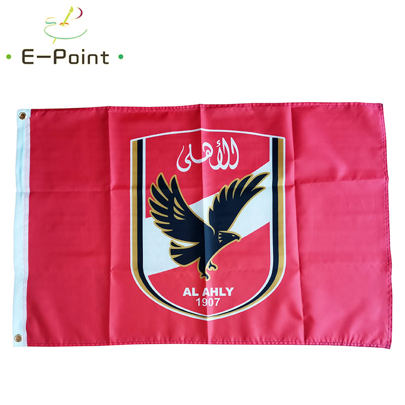 Egypt Football Club Al Ahly SC Flag Red 3*5ft (90cm*150cm) Polyester flags Banner decoration flying home & garden Festive gifts