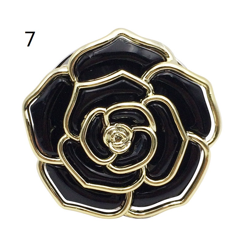 Rose Shape Foldable Bag Hanger Creative Cafe Office Table Hook for Bag Purse