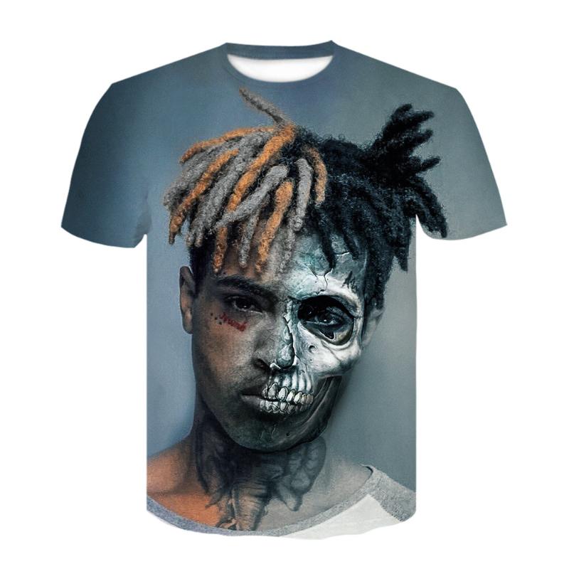 2020 Men 's Summer New Hot Sale Rapper XXXTentacion 3D Printed Casual Commemorative Short-Sleeved T-shirt Clothing, Multi
2020 Men 's Summer New Hot Sale Rapper XXXTentacion 3D Printed Casual Commemorative Short-Sleeved T-shirt Clothing, Multi