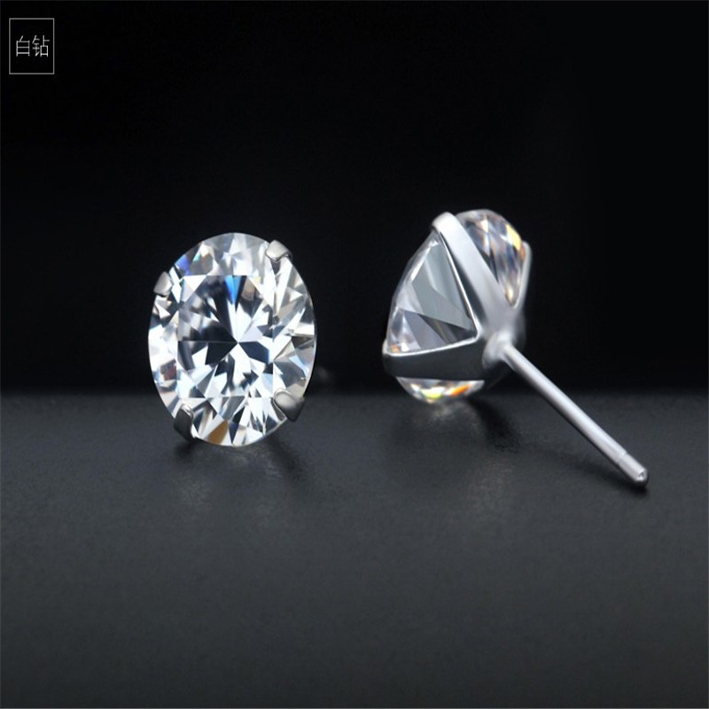 New 925 Sterling Silver CZ Stud Earring For Women Men Fine Jewelry Simple Trendy Cubic Zircon Ear Studs Wedding Jewelry
New 925 Sterling Silver CZ Stud Earring For Women Men Fine Jewelry Simple Trendy Cubic Zircon Ear Studs Wedding Jewelry