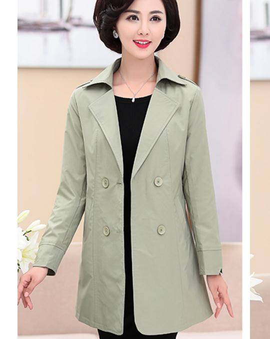 2020 spring and autumn with New style fashion Long sleeve Women's Windbreaker coat, Khaki
2020 spring and autumn with New style fashion Long sleeve Women's Windbreaker coat, Khaki