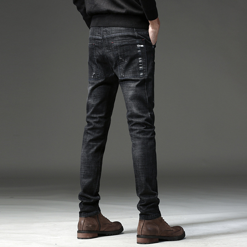 Classic Style Men's Black Slim Jeans 2020 New Business Fashion Stretch Denim Skinny Jean Trousers Male Brand Pants, Ft713
Classic Style Men's Black Slim Jeans 2020 New Business Fashion Stretch Denim Skinny Jean Trousers Male Brand Pants, Ft713