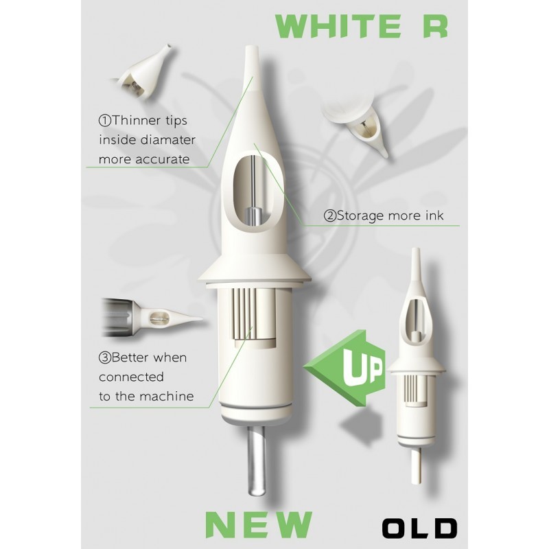 BIGWASP Standard Tattoo Needle Cartridges - Round Liners 1/3/5/7/9/11/13/14/15RL CX200808