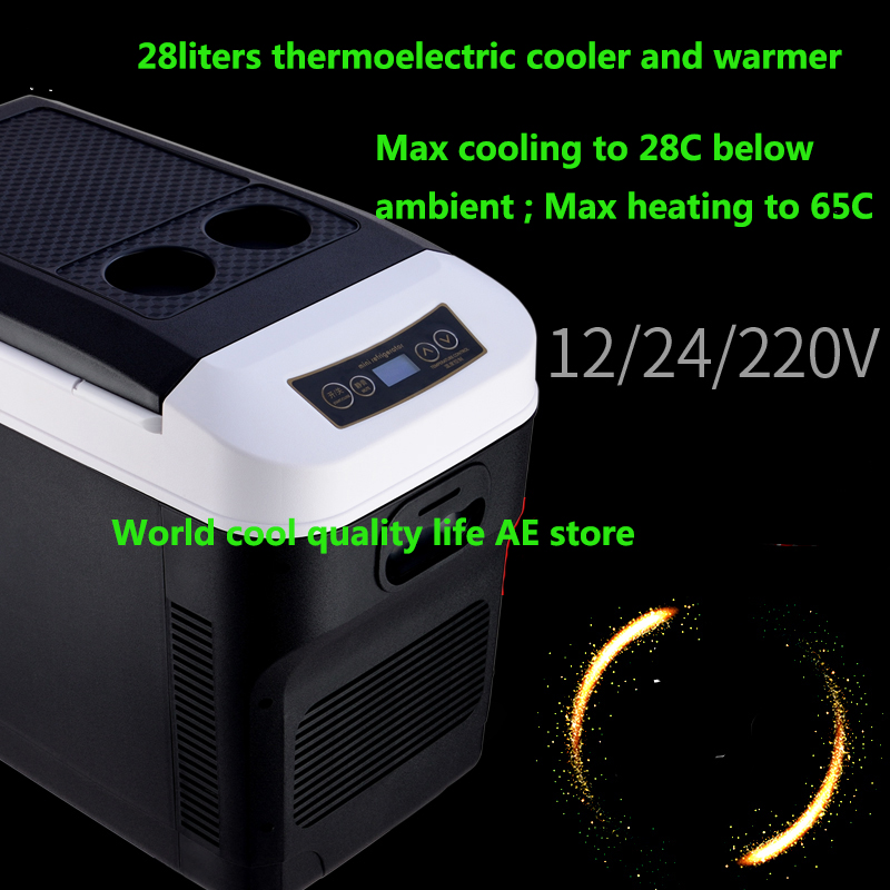 28L Thermoelectic cooler and warmer freezer AC/DC12V Portable Mini Fridge Car Refrigerator Car Fridge For 4x4Camping
28L Thermoelectic cooler and warmer freezer AC/DC12V Portable Mini Fridge Car Refrigerator Car Fridge For 4x4Camping