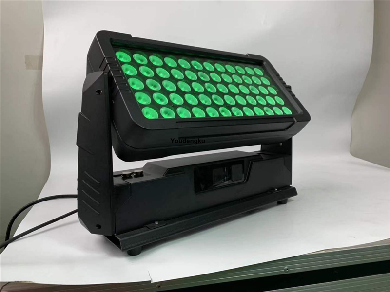 1pcs with case outdoor IP65 wall washer city color 60*10W dmx512 RGBW 4in1 led wall washer outdoor decorate christmas light