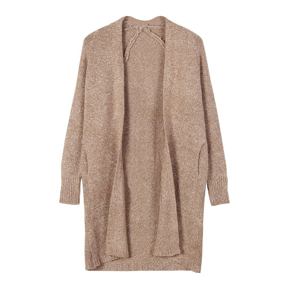 Autumn Winter Women Pockets Knitted Cardigans Office Lady Casual Camel Long Open Stitch Sweater 
Autumn Winter Women Pockets Knitted Cardigans Office Lady Casual Camel Long Open Stitch Sweater