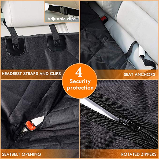 Dog Seat Cover Car for Pets Pet Seat Cover Dog Hammock for Back Seat Scratch Proof Nonslip Durable Heavy Duty7749993