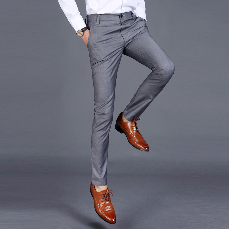 Autumn Mens Long Grey Oversized Suit Pants Slim Business Formal Trousers Gray Male Office Wear Men Straight Cotton Dress Pants, Black
Autumn Mens Long Grey Oversized Suit Pants Slim Business Formal Trousers Gray Male Office Wear Men Straight Cotton Dress Pants, Black