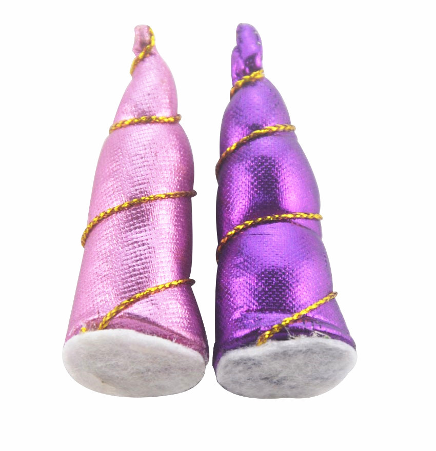 50Pcs/Lot 5cm Mini Unicorn Horns Headband Girls Kids Felt Padded Unicorn Horns Headband Making Hair Accessories Diy Party Unicorn 12 Colors