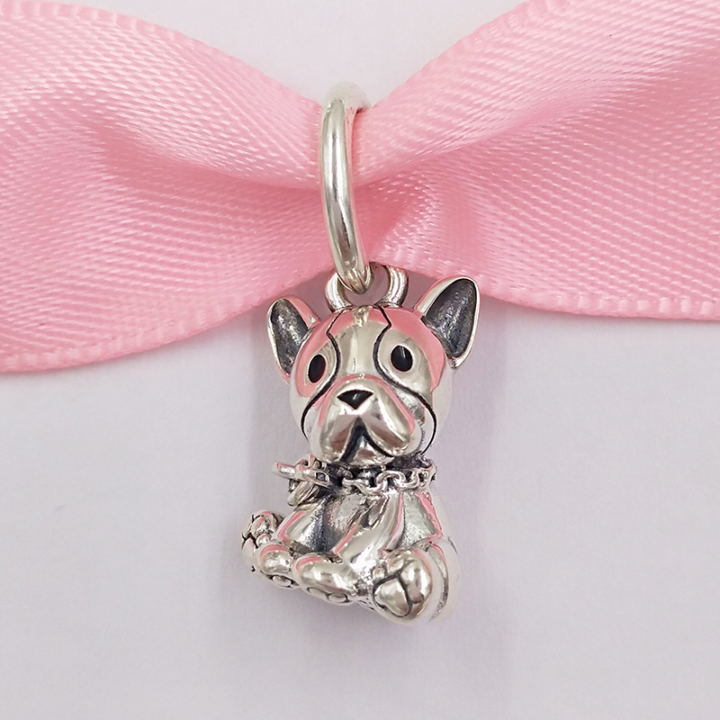 Authentic 925 Sterling Silver Beads Bulldog Puppy Dangle Charm Charms Fits European Pandora Style Jewelry Bracelets & Necklace 798008EN16
Authentic 925 Sterling Silver Beads Bulldog Puppy Dangle Charm Charms Fits European Pandora Style Jewelry Bracelets & Necklace 798008EN16