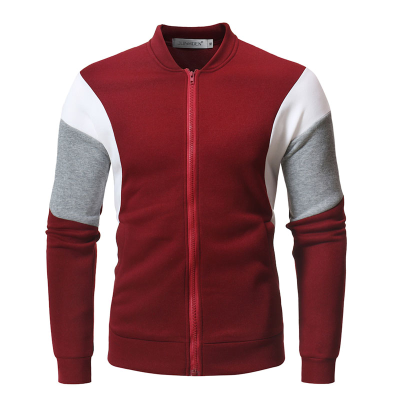 New 2019 Men Hoodies Men's sweatshirt Black V-Neck Collar Zipper Streetwear hoodie Top Blouse Tracksuits Cardigan M77