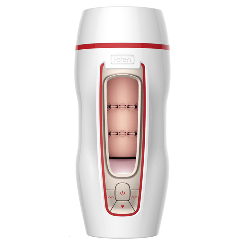 Leten Automatic Male Masturbator Pussy Cup Pocket Artificial Vagina 49 Modes Strong Vibrator Masturbation Sex Toy For Man S919 - view 3