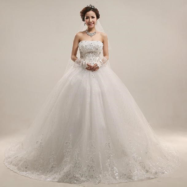 New Luxury Ball Gown Wedding Dresses Royal Puffy White Applique Beads Lace-up Catherdarl Train Pleated Bridal Gowns Z3, Silver
New Luxury Ball Gown Wedding Dresses Royal Puffy White Applique Beads Lace-up Catherdarl Train Pleated Bridal Gowns Z3, Silver