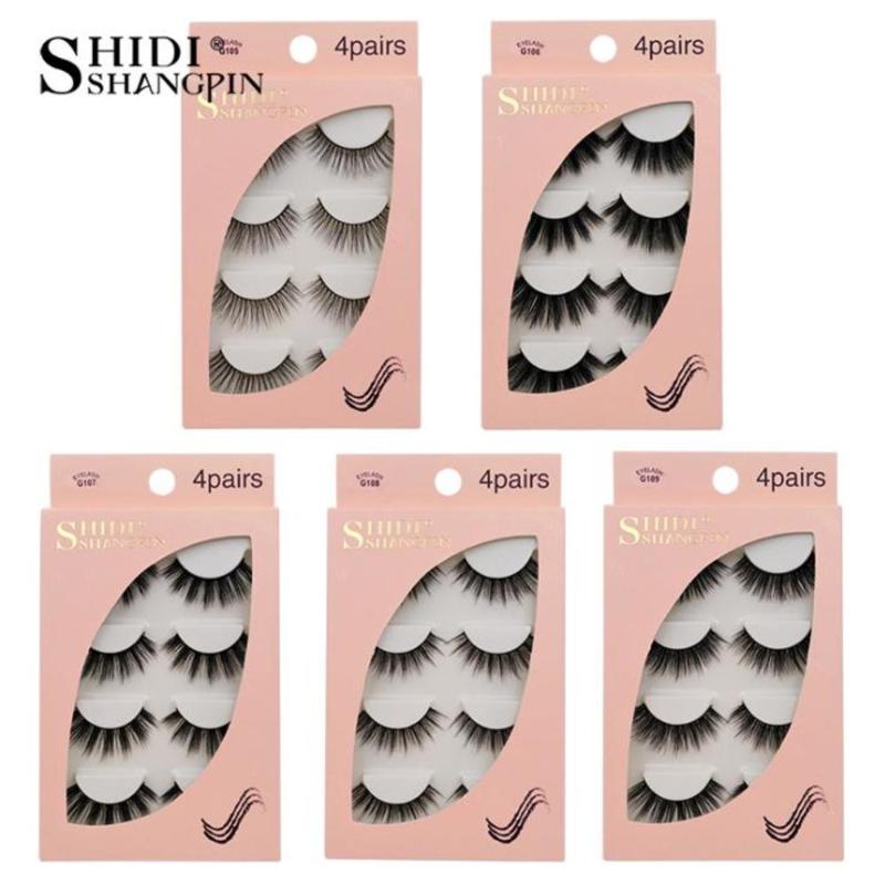4 Pairs/Box 100% Thick Real Mink False Eyelashes Natural For Beauty Makeup Extension Fake Eyelashes False Lashes For Women Girls
4 Pairs/Box 100% Thick Real Mink False Eyelashes Natural For Beauty Makeup Extension Fake Eyelashes False Lashes For Women Girls