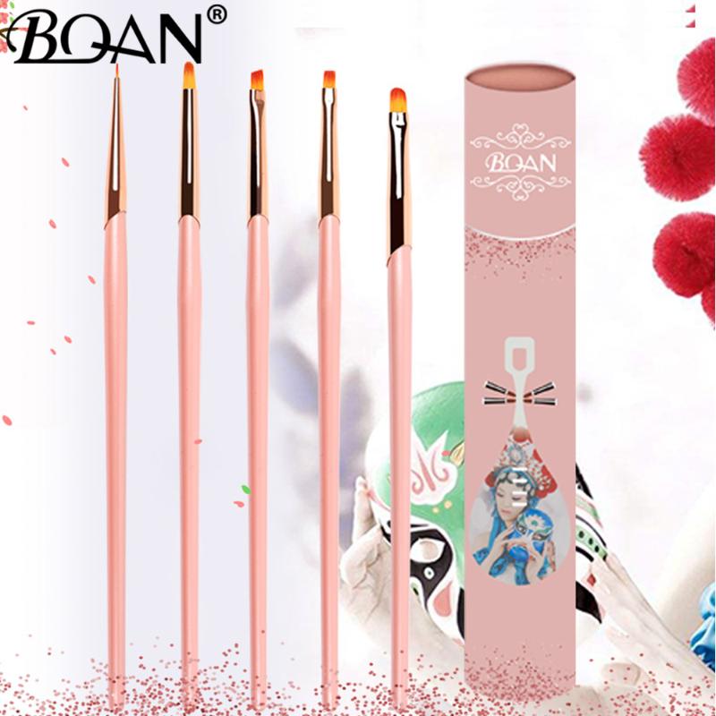 BQAN 5PC Professional Nail Art Brush Set Line Drawing Painting Pen UV Gel Polish Designs Acrylic Perfect Manicure Books On Tools
BQAN 5PC Professional Nail Art Brush Set Line Drawing Painting Pen UV Gel Polish Designs Acrylic Perfect Manicure Books On Tools