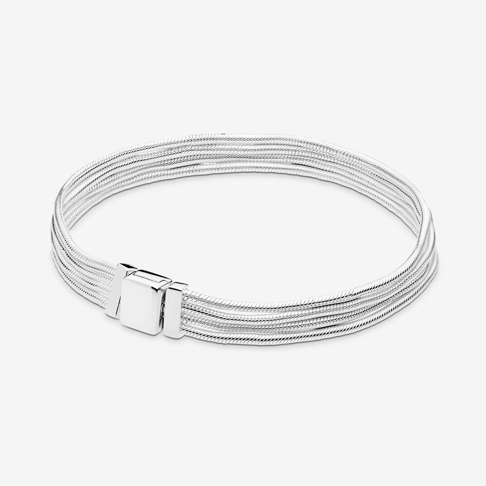 100% 925 Sterling Silver Reflexions Multi Snake Chain Bracelet Fit Authentic European Dangle Charm For Women Fashion DIY Jewelry Accessories, Golden;silver
100% 925 Sterling Silver Reflexions Multi Snake Chain Bracelet Fit Authentic European Dangle Charm For Women Fashion DIY Jewelry Accessories, Golden;silver