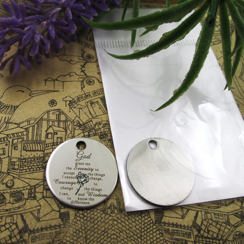 40pcs--"God grant me the serenity to accept"stainless steel charms more style for choosing DIY Charms pendants for necklace
40pcs--"God grant me the serenity to accept"stainless steel charms more style for choosing DIY Charms pendants for necklace
