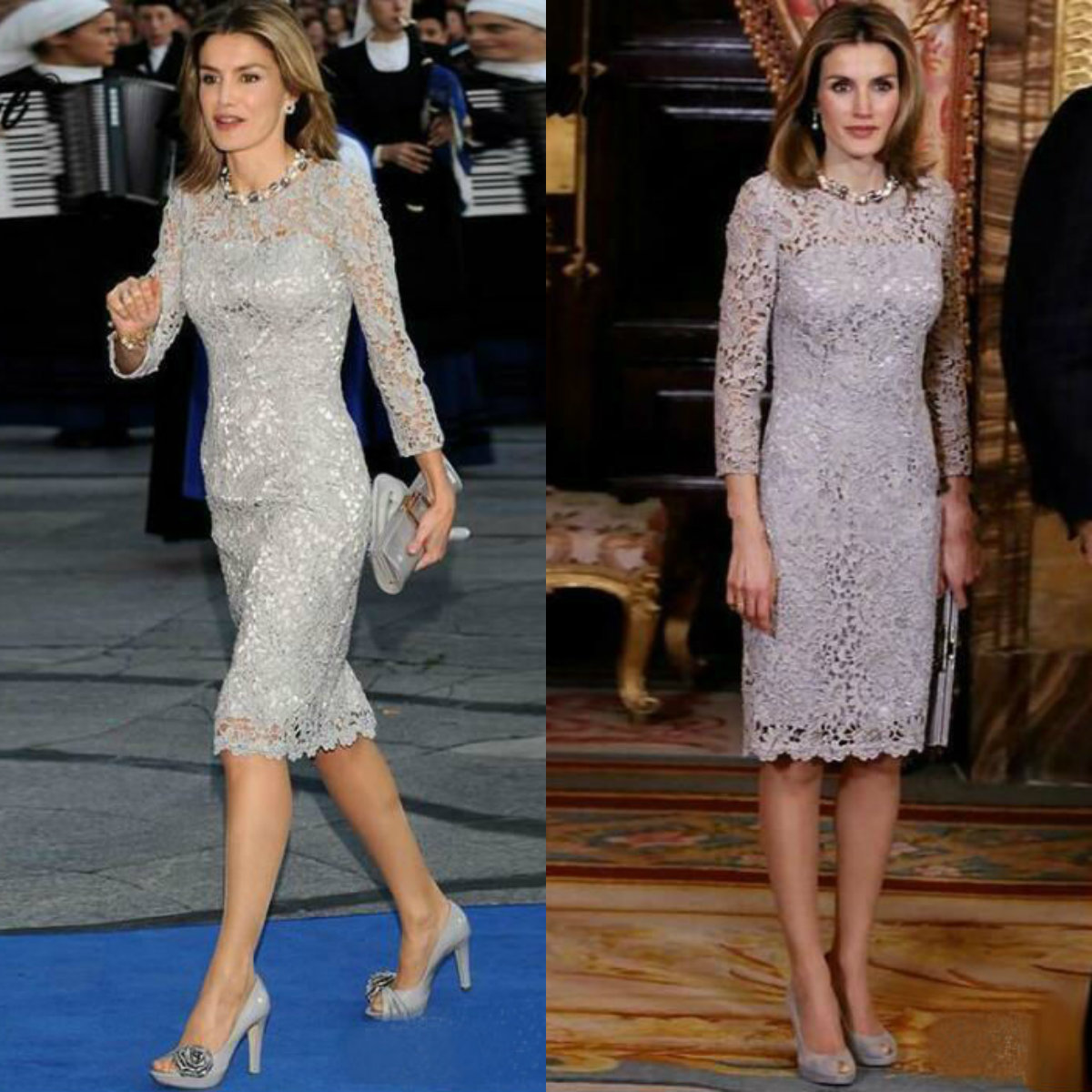 2019 Modest Mother Of The Bride Dresses Plus Size Lace Long Sleeves Knee Length Wedding Guest Dress Formal Party Prom Gowns