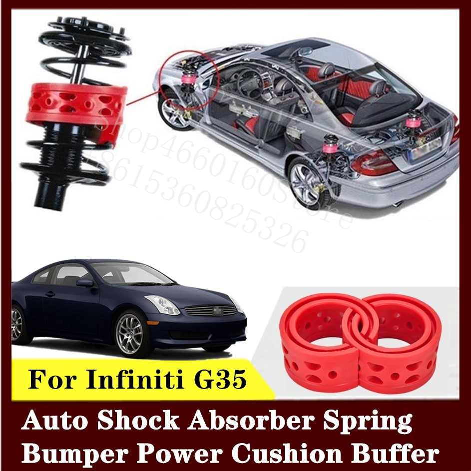 For Infiniti G35 2pcs High-quality Front or Rear Car Shock Absorber Spring Bumper Power Auto-buffer Car Cushion Urethane
