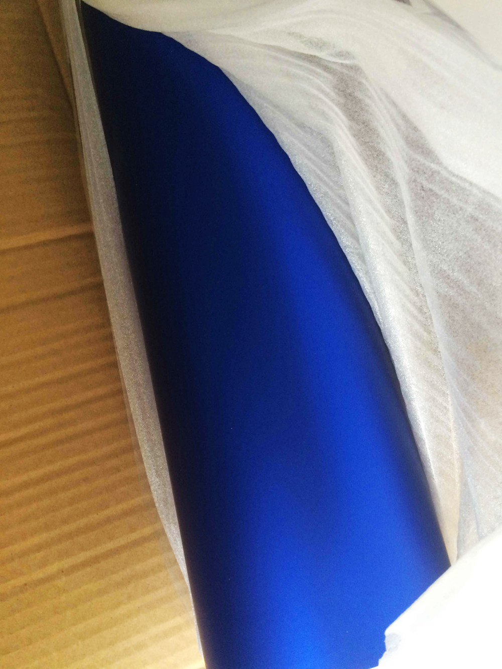 ICE Blue Satin Chrome Vinyl wrap FOR Whole Car Wrap with air Bubble Free vehicle wrap covering film With Low tack glue 3M quality 1.52x20m