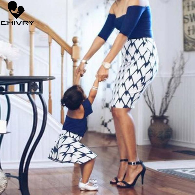 Chivry Mother Daughter Dresses Fashion Patchwork Slash Neck Off Shoulder Dress Mom and Daughter Dress Family Matching Clothes, Black
Chivry Mother Daughter Dresses Fashion Patchwork Slash Neck Off Shoulder Dress Mom and Daughter Dress Family Matching Clothes, Black