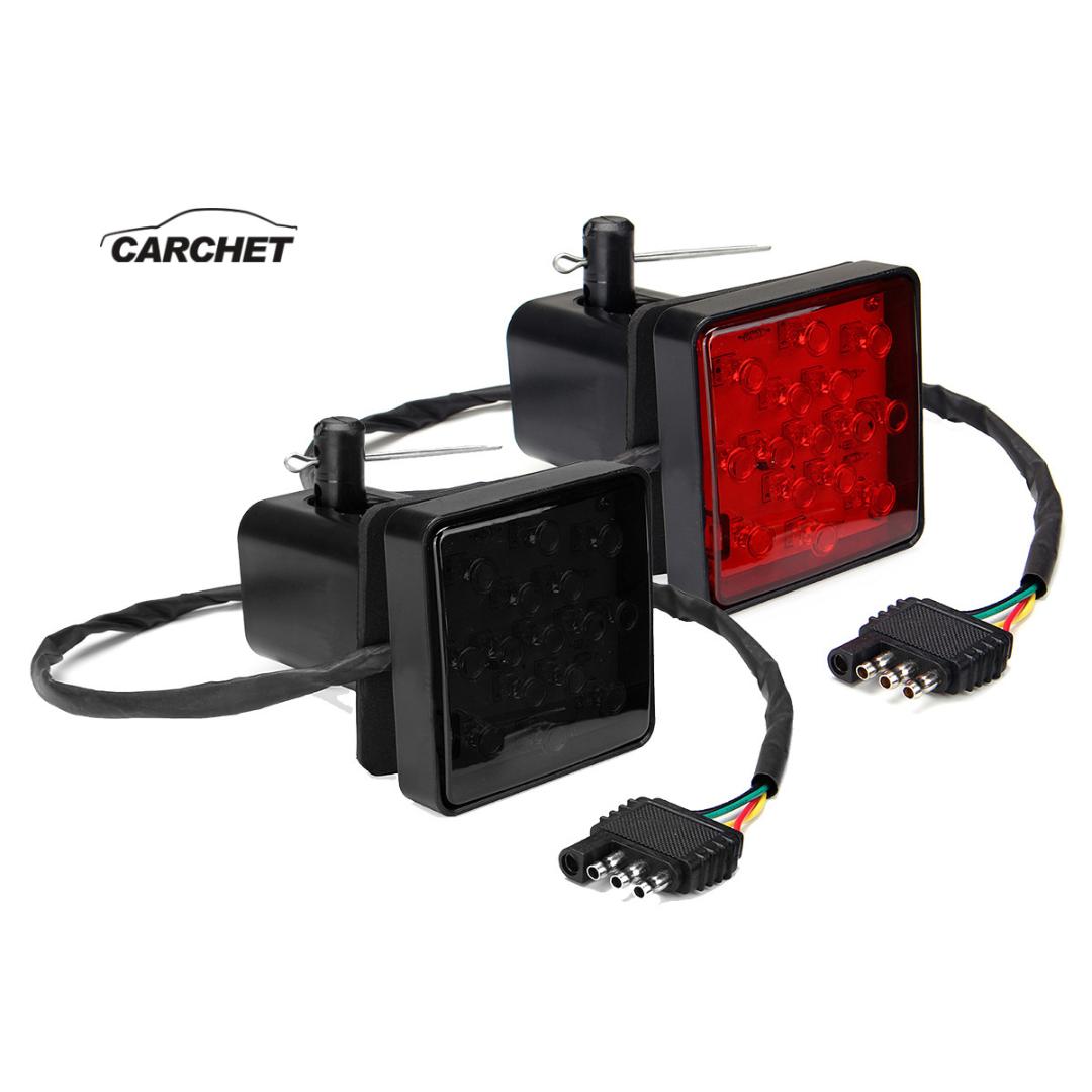CARCHET 1Pcs Universal Car Trailer Truck Hitch Towing Receiver Cover 15 LED Brake Tail Light Tube Cover W Pin Brake Lamp Led
CARCHET 1Pcs Universal Car Trailer Truck Hitch Towing Receiver Cover 15 LED Brake Tail Light Tube Cover W Pin Brake Lamp Led