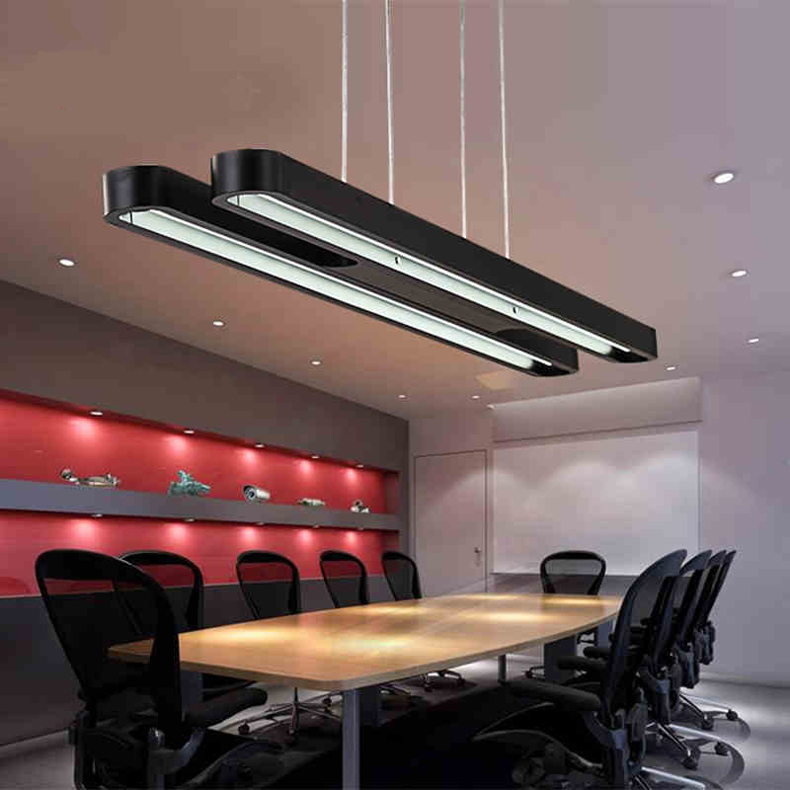 LED Pendant Lights TALO Ruler Drop Light Contracted Contemporary T5 Indoor Lighting Office Study Lamp Chandelier Tube Lamps