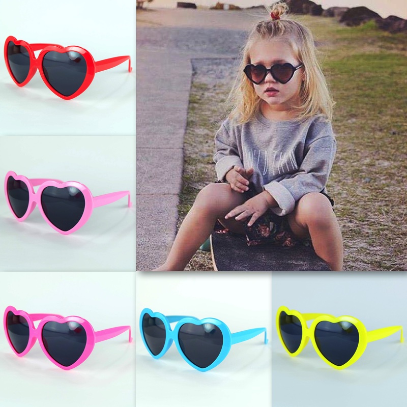Cute Lovely Kids Sunglasses Love Heart Shape Fashion Sun Glasses UV400 6 Colors Eyeglasses Wholesale
Cute Lovely Kids Sunglasses Love Heart Shape Fashion Sun Glasses UV400 6 Colors Eyeglasses Wholesale