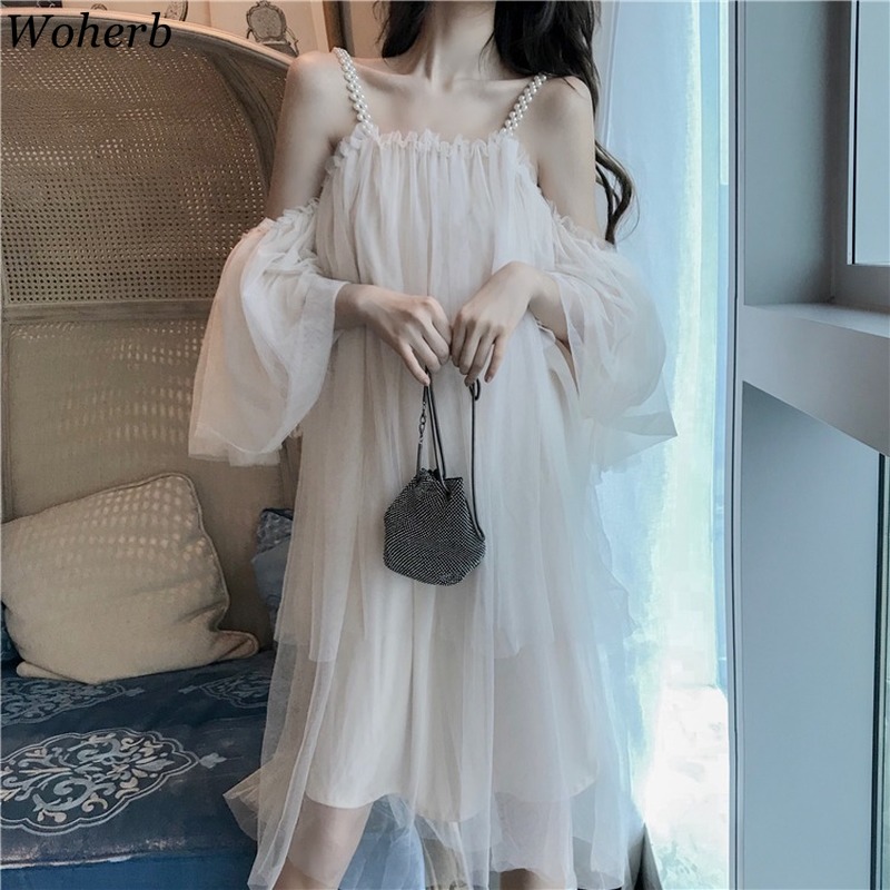 Woherb Summer Dress Women 2020 Casual A Line Dresses Elegant Sexy Off Sohulder Party Dress Mesh Beach Spaghetti Strap Vestidos
Woherb Summer Dress Women 2020 Casual A Line Dresses Elegant Sexy Off Sohulder Party Dress Mesh Beach Spaghetti Strap Vestidos