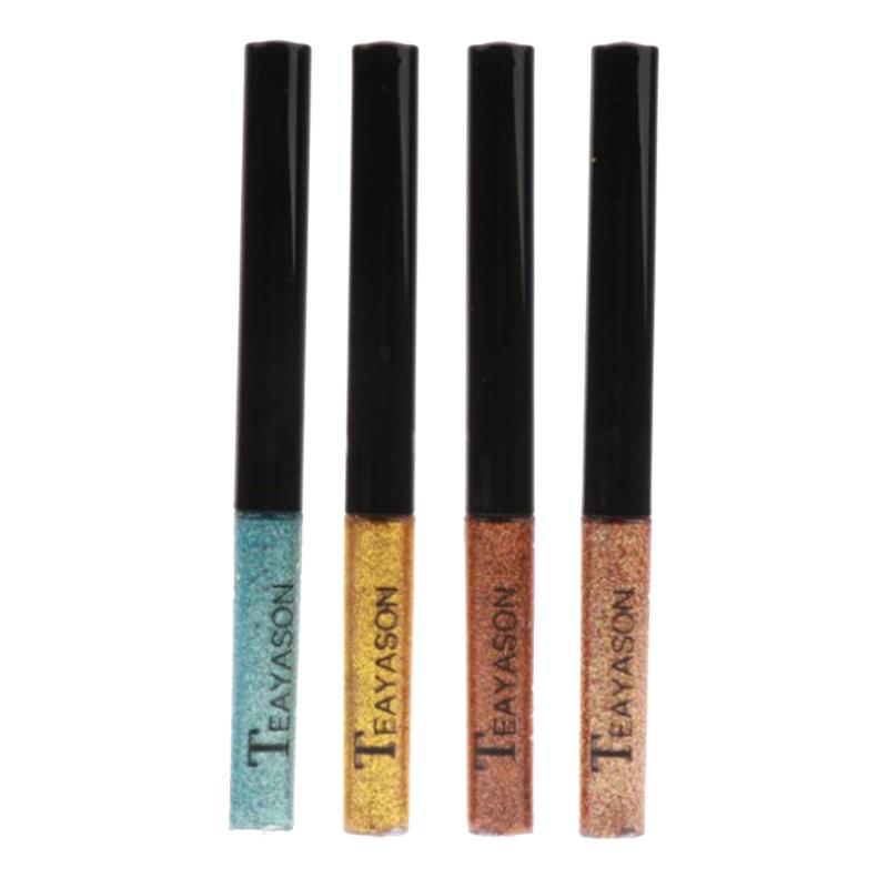 4 Pieces Colorful Glitter Liquid Eyeliner Waterproof Sparkle Long Lasting Metallic Glitter Eyeliner Pen shimmering Eye Shadow
4 Pieces Colorful Glitter Liquid Eyeliner Waterproof Sparkle Long Lasting Metallic Glitter Eyeliner Pen shimmering Eye Shadow