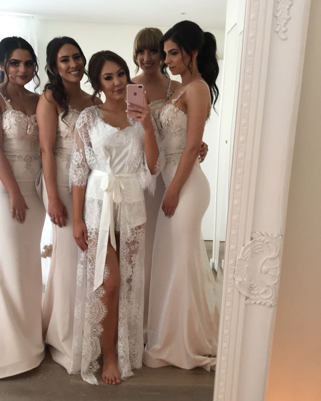 Bridesmaid Sexy Mermaid Dresses Handmade Flowers Spaghetti Straps Wedding Guest Dress Maid Of Honor Robe Robes De Demoiselle D'honneur S Moiselle