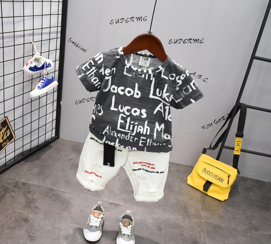 2020 summer Boy causal t-shirt + shorts two-piece flower boys clothing baby boy sets children's set kid's ports suits 15, Black
2020 summer Boy causal t-shirt + shorts two-piece flower boys clothing baby boy sets children's set kid's ports suits 15, Black