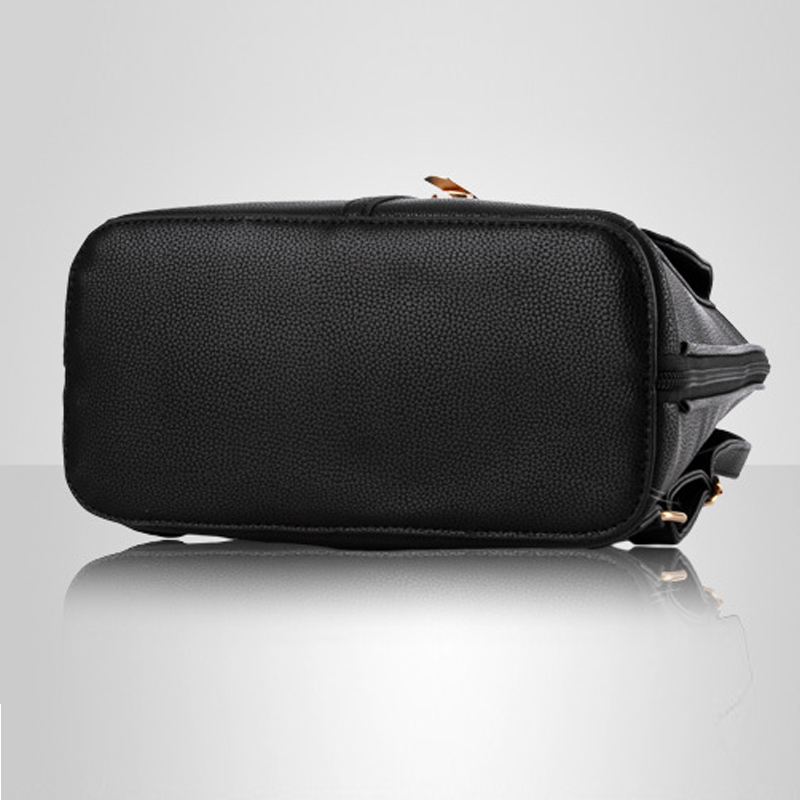 2025 new HBP high quality Soft leather Women Backpacks Large Capacity School Bags For Girl ShoulderBag Lady Bag Travel Backpack Black