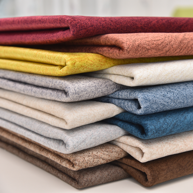 Wide 57" Breathable Pu Leather Microfiber Technology Velvet Suede Upholstery Sofa Fabric Cushion Dining Chair Cover Material