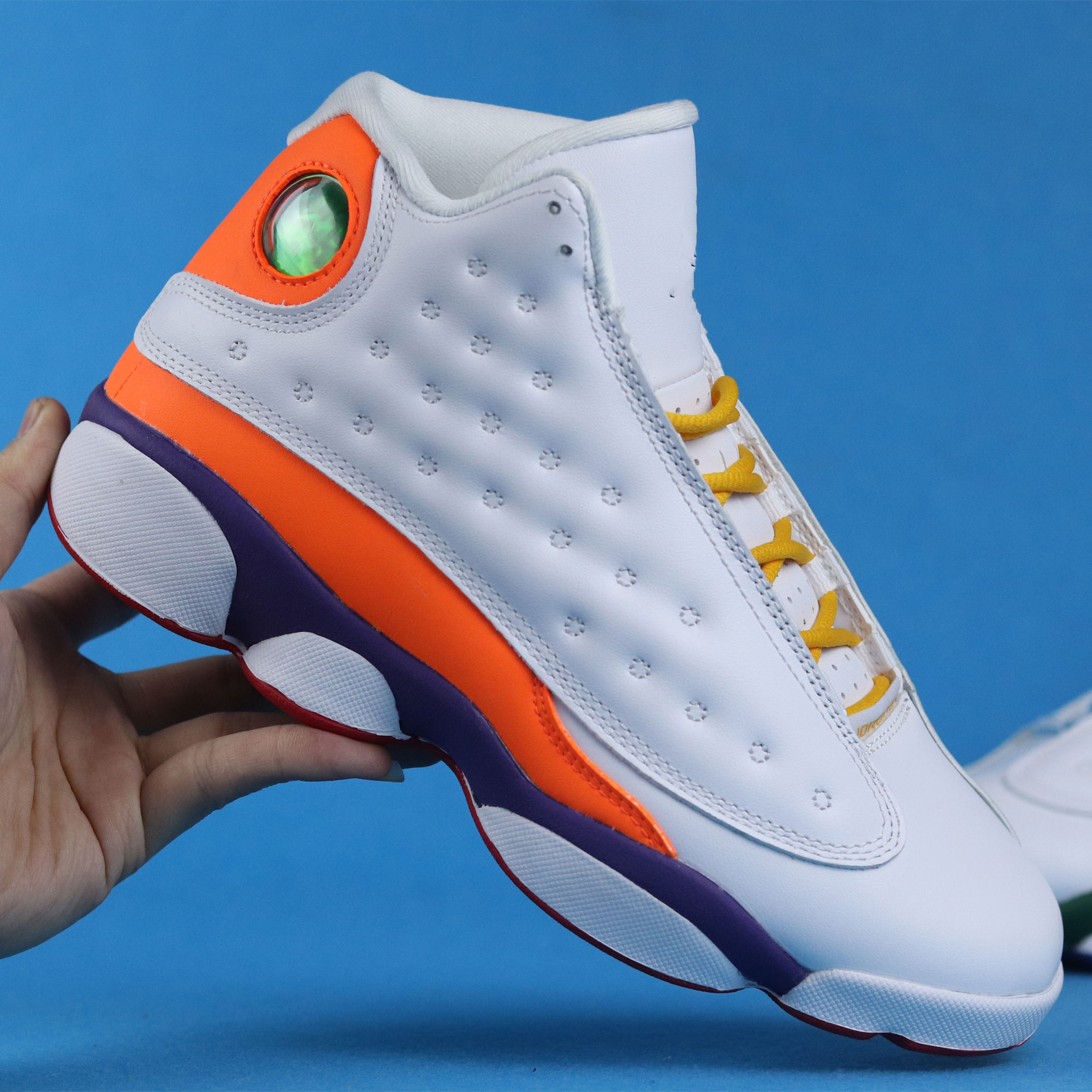 jumpman 13 retro playground cv0785 158 with white backl court purple total orange pine green schoenen size 3640 wedge sneakers men men
jumpman 13 retro playground cv0785 158 with white backl court purple total orange pine green schoenen size 3640 wedge sneakers men men