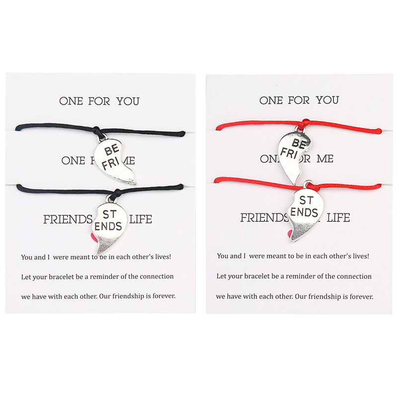 New Boho Wax Rope BEST FRIENDS Bracelet 2pcs Set Handmade Braided Charm Bracelets for Women Men Jewelry
New Boho Wax Rope BEST FRIENDS Bracelet 2pcs Set Handmade Braided Charm Bracelets for Women Men Jewelry