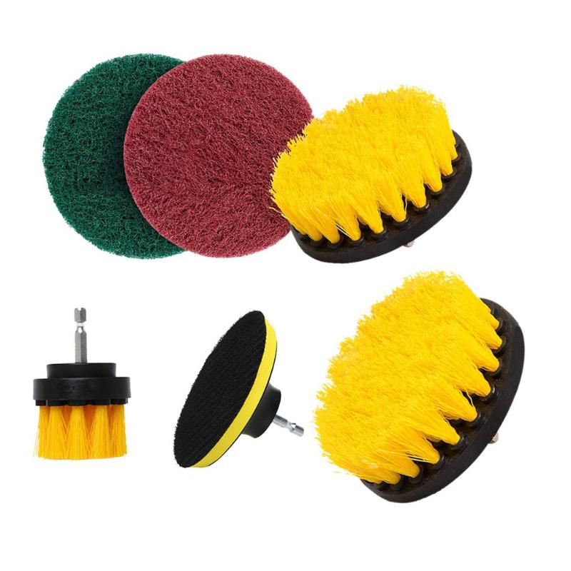 6Pcs/set Electric Drill Brush Kit Plastic Round Cleaning Brush For Carpet Glass Car Tires Nylon Brushes Power Scrubber Drill
6Pcs/set Electric Drill Brush Kit Plastic Round Cleaning Brush For Carpet Glass Car Tires Nylon Brushes Power Scrubber Drill