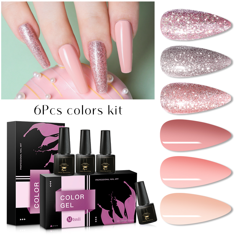 Mtssii 6 pcs Color Nail Gel Polish Set UV Vernis Semi Permanent Soak Off Gel Varnish Nail Art Kit Manicure Lak Polish
Mtssii 6 pcs Color Nail Gel Polish Set UV Vernis Semi Permanent Soak Off Gel Varnish Nail Art Kit Manicure Lak Polish