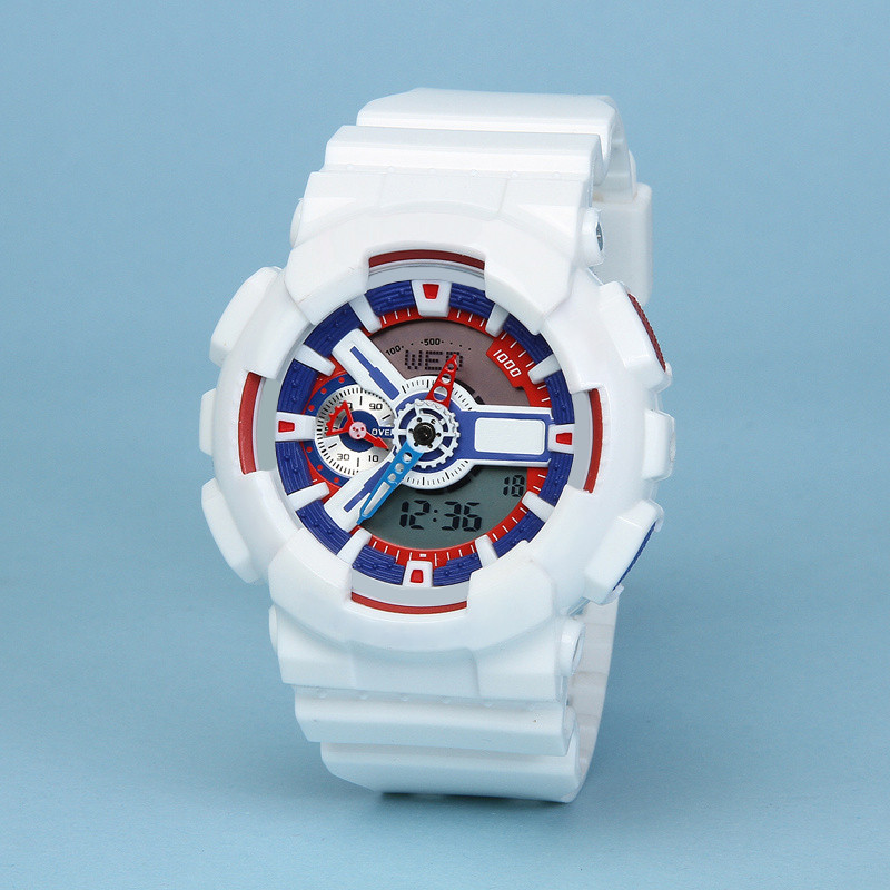 Large watches, men's sports dial watches, LED waterproof mountaineering digital men's watches, all pointer work, boxes, automatic lights., Slivery;brown
Large watches, men's sports dial watches, LED waterproof mountaineering digital men's watches, all pointer work, boxes, automatic lights., Slivery;brown