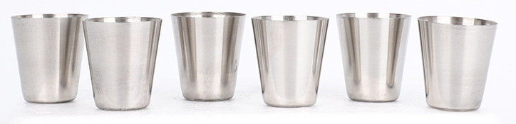 The latest 1oz stainless steel wine glass vodka, whiskey, rum, sake glass, portable stainless steel wine glass, free shipping, custom logo