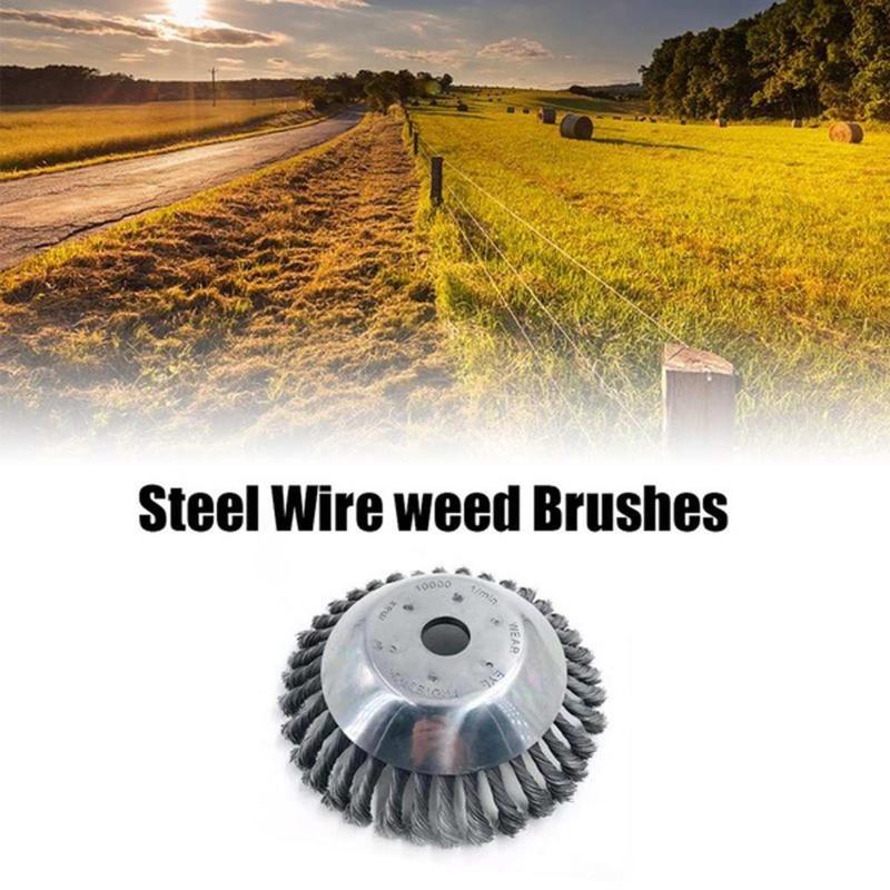 8inch Steel Wire Grass Trimmer Head Tray Brush Cutter Rotary Wheel Edge Head Dust Removal Safe Strimmer For Lawn Mover Part Tool
8inch Steel Wire Grass Trimmer Head Tray Brush Cutter Rotary Wheel Edge Head Dust Removal Safe Strimmer For Lawn Mover Part Tool