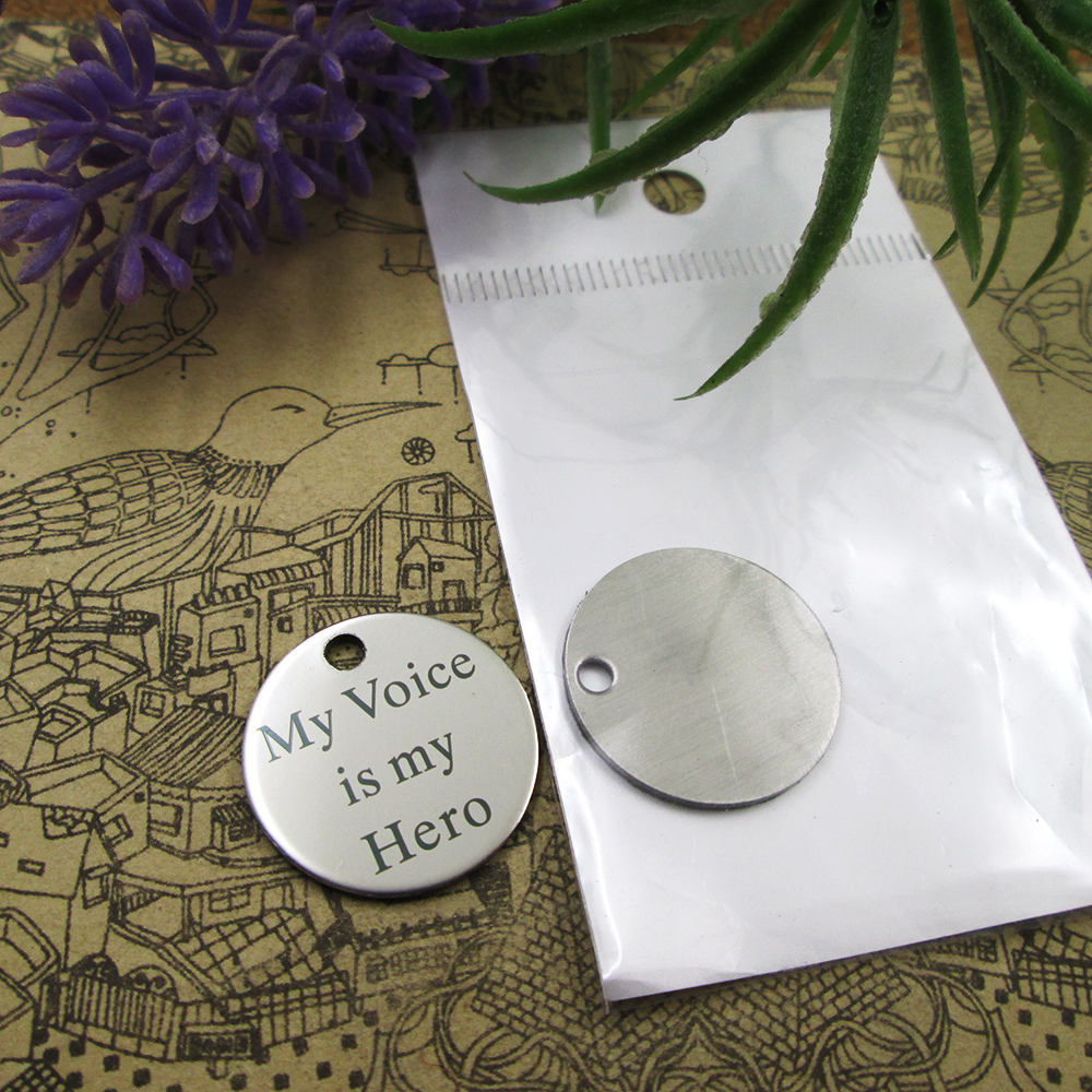 40pcs--"My Voice is my Hero"stainless steel charms more style for choosing DIY Charms pendants for necklace
40pcs--"My Voice is my Hero"stainless steel charms more style for choosing DIY Charms pendants for necklace