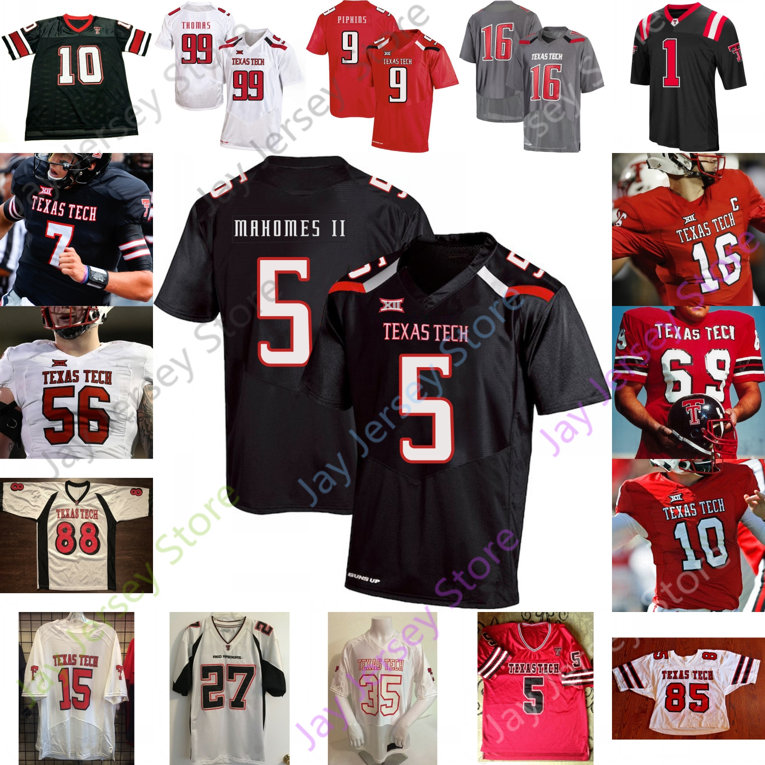 Texas Tech TTU Patrick Football Jersey College Patrick Mahomes II Duffey Alan Bowman Armand Shyne T.J. Vasher KeSean Carter Ja'Lynn Polk, Red iv
Texas Tech TTU Patrick Football Jersey College Patrick Mahomes II Duffey Alan Bowman Armand Shyne T.J. Vasher KeSean Carter Ja'Lynn Polk, Red iv