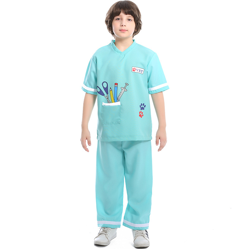Boys Paws & Pet Vet Veterinary Uniform Halloween Cosplay Carnival Party Costume, As pic
Boys Paws & Pet Vet Veterinary Uniform Halloween Cosplay Carnival Party Costume, As pic