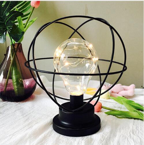 LOFT Vintage Color Iron Led Table Lamps Bedroom Desk Lamp Edison Bulb USB Table Light Bedside Battery Reading Office Desk Lights s